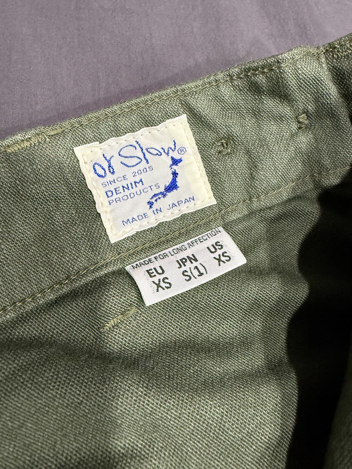 오어슬로우 퍼티그 팬츠 (택없는 새상품) 상품이미지1