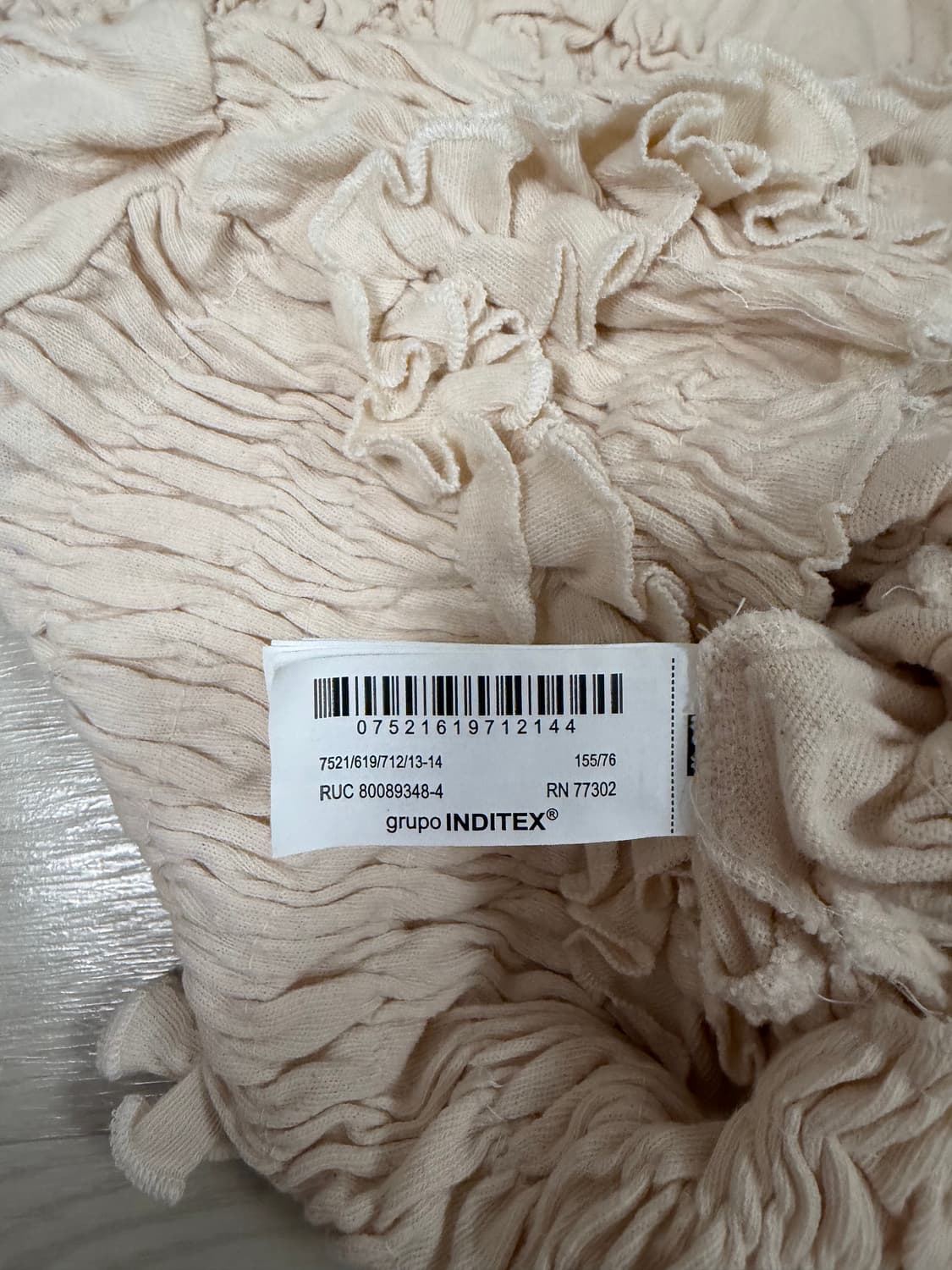 자라 셔링 반팔티 FANGLU LIN 상품이미지5