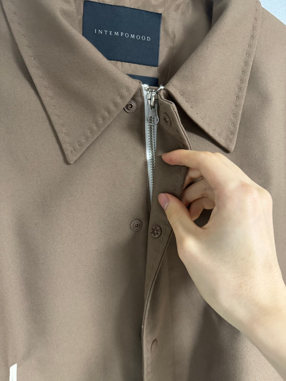 인템포무드 러닝 스티치 스타디움 점퍼 m사이즈(새상품) 상품이미지5