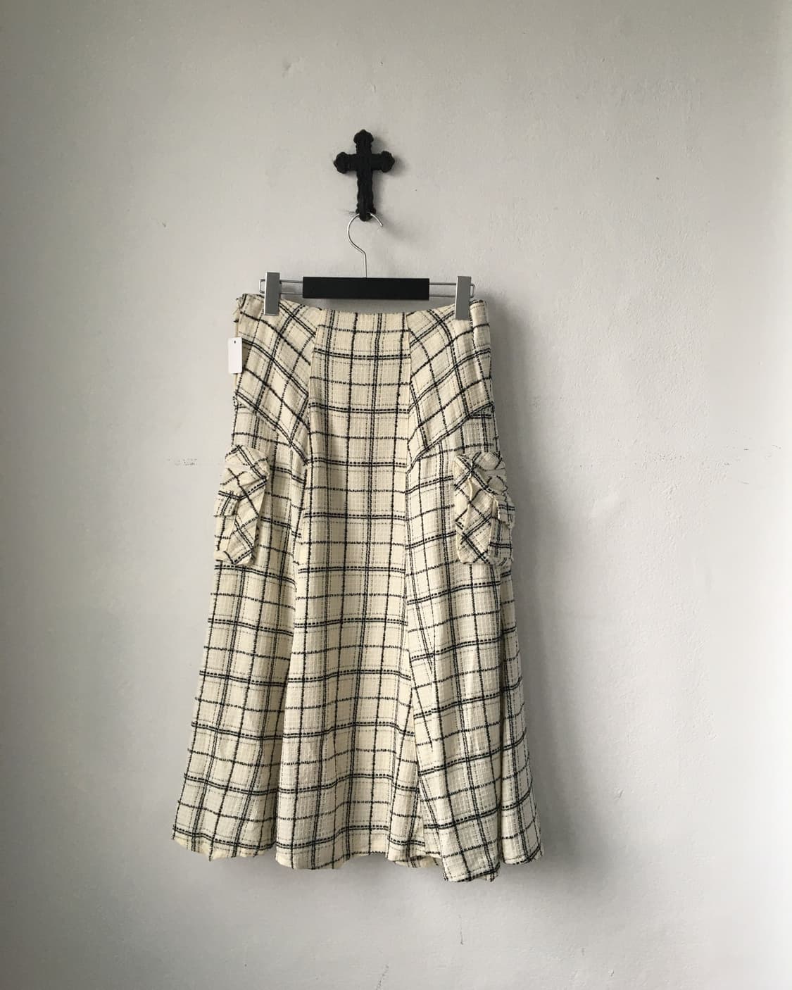 Pocket point chek pattern skirt 상품이미지2