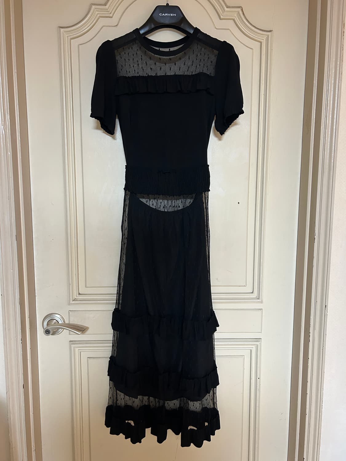 레드 발렌티노 시스루 롱 원피스 상품이미지1