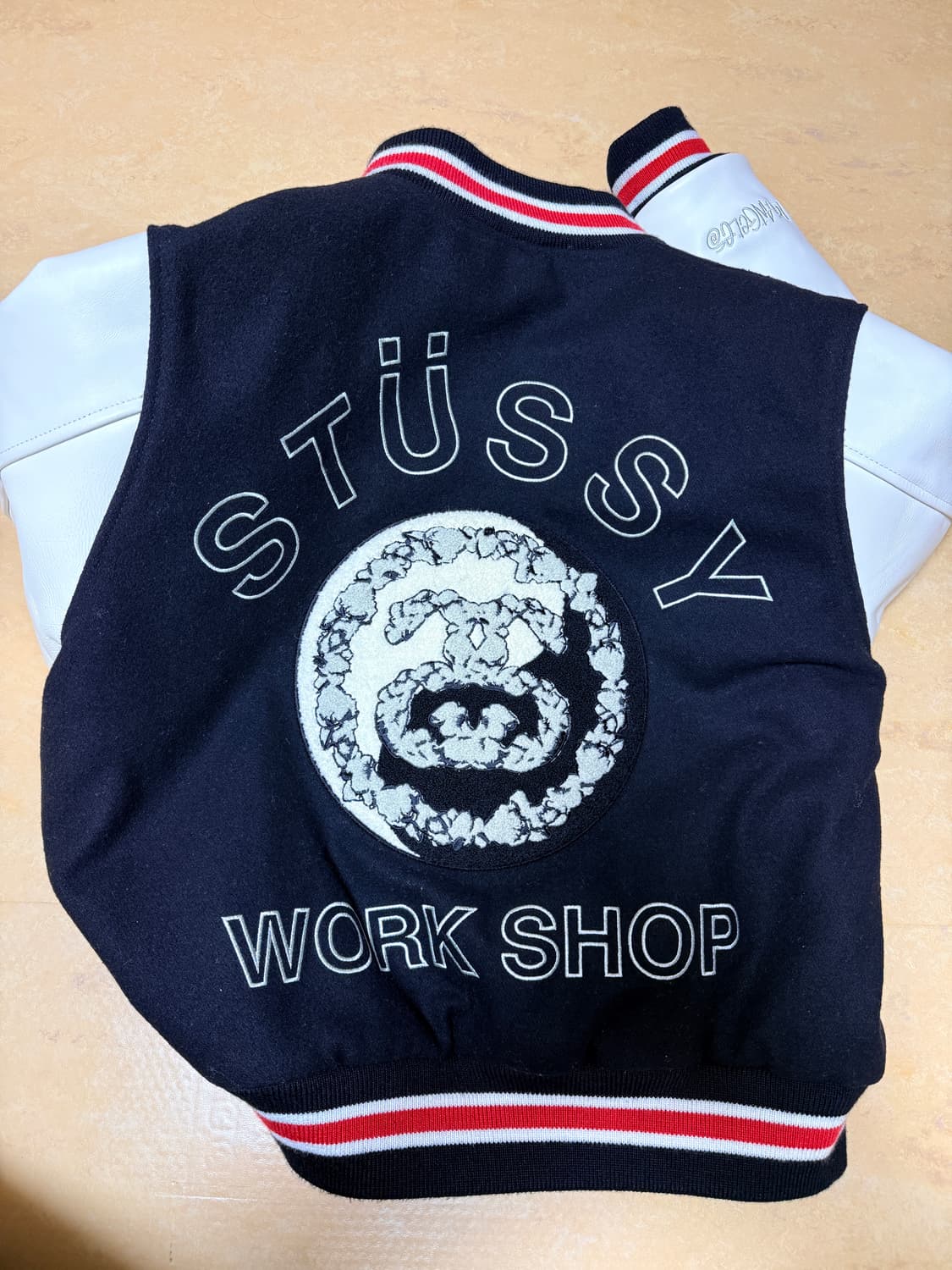 스투시 x 아워레가시 x 데님 티어스 TTL 바시티 자켓 상품이미지6