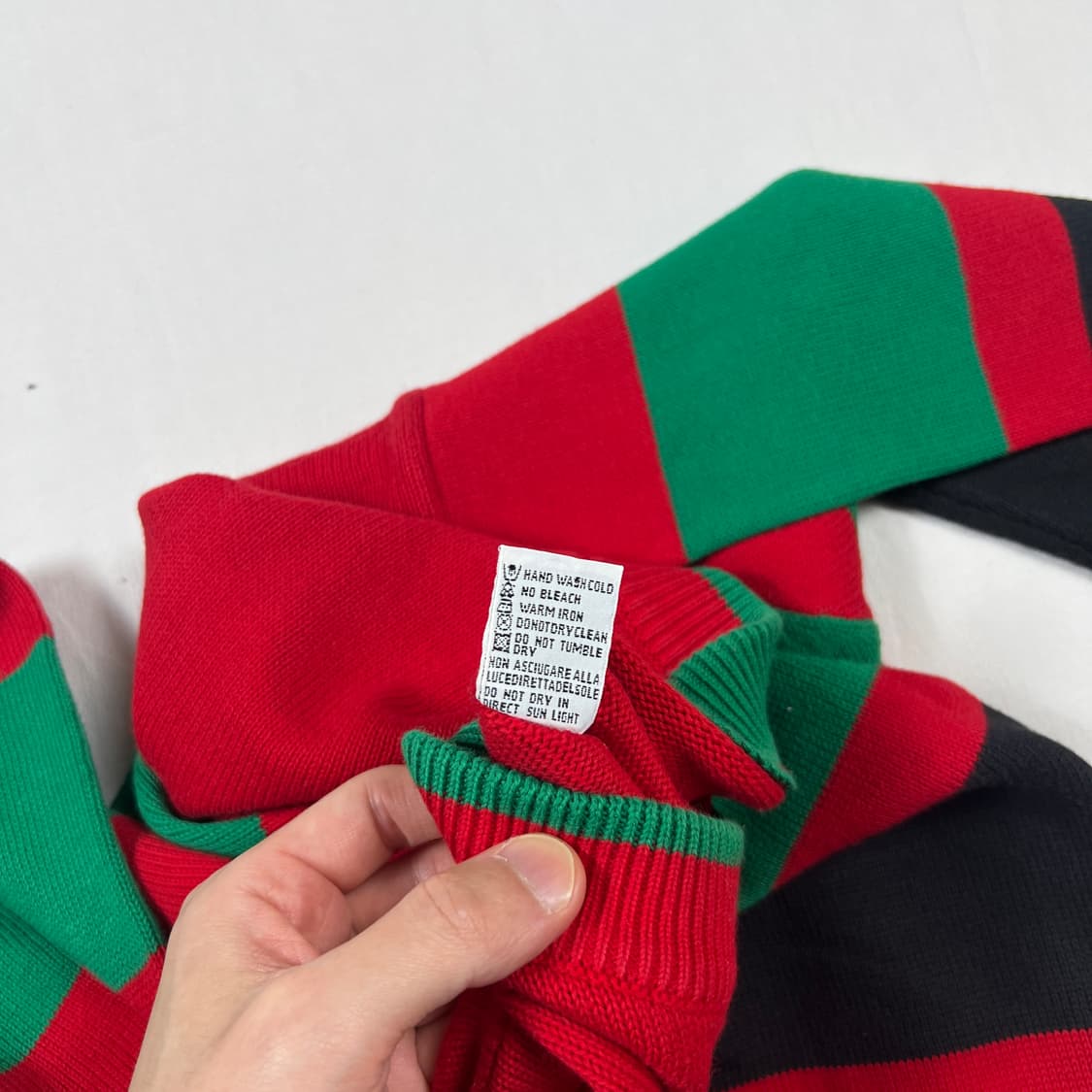 90‘s 유나이티드컬러스오브베네통 benetton 레터링 니트 상품이미지8