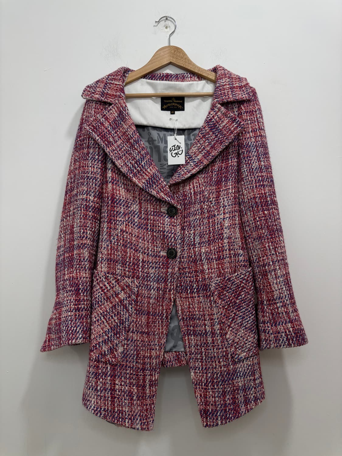 비비안 웨스트우드 트위드 코트 자켓 상품이미지5