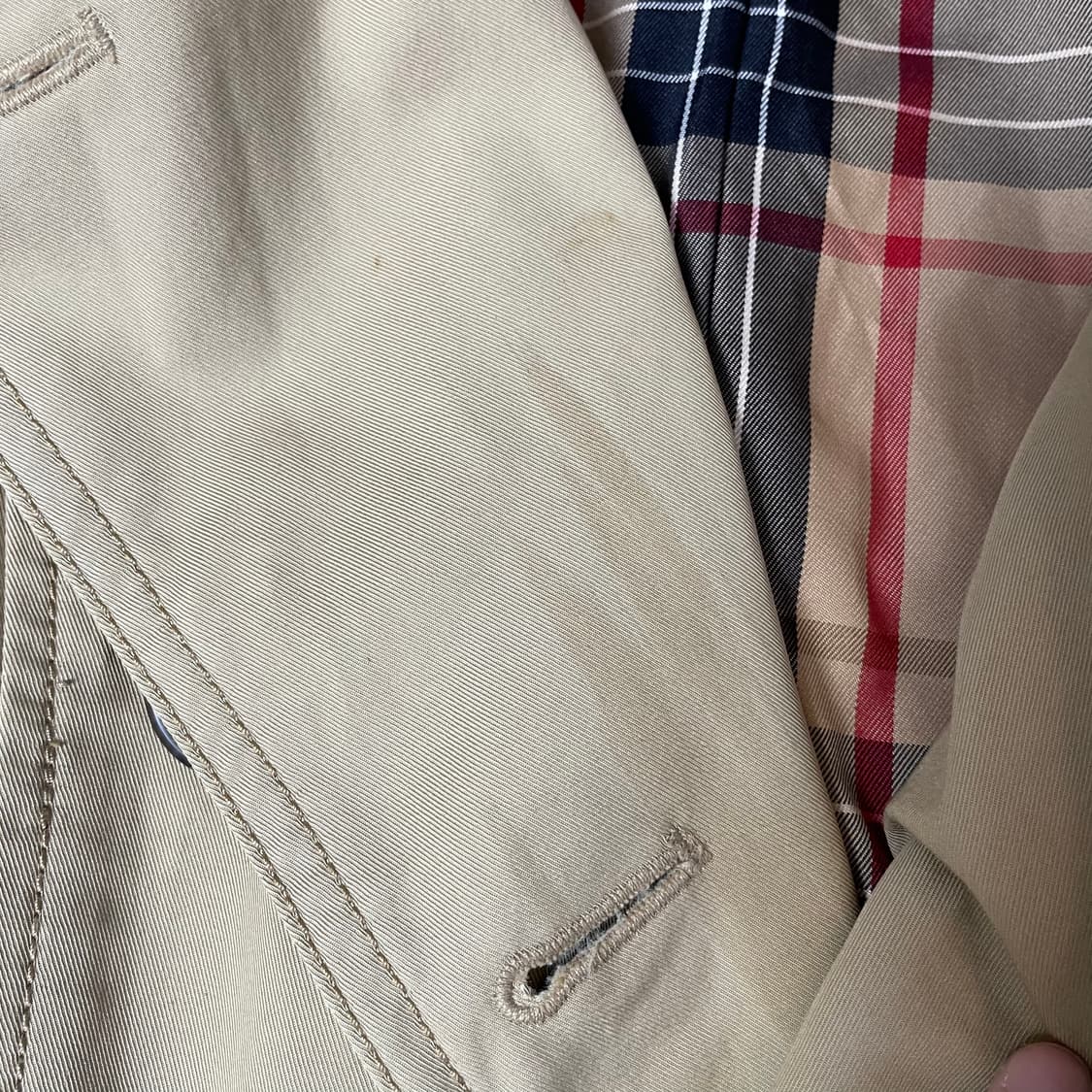 헤지스 베이지 숏 트렌치코트 90 상품이미지6