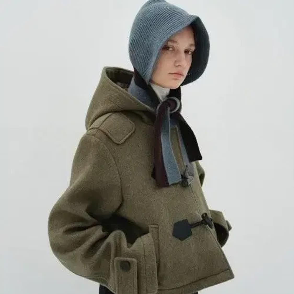 엔조블루스 숏 더플 코트 떡볶이 코트 상품이미지2