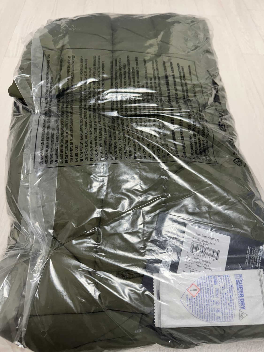 [xl] 아크테릭스 토륨 타츠 뜯지도 않은 새상품 상품이미지2