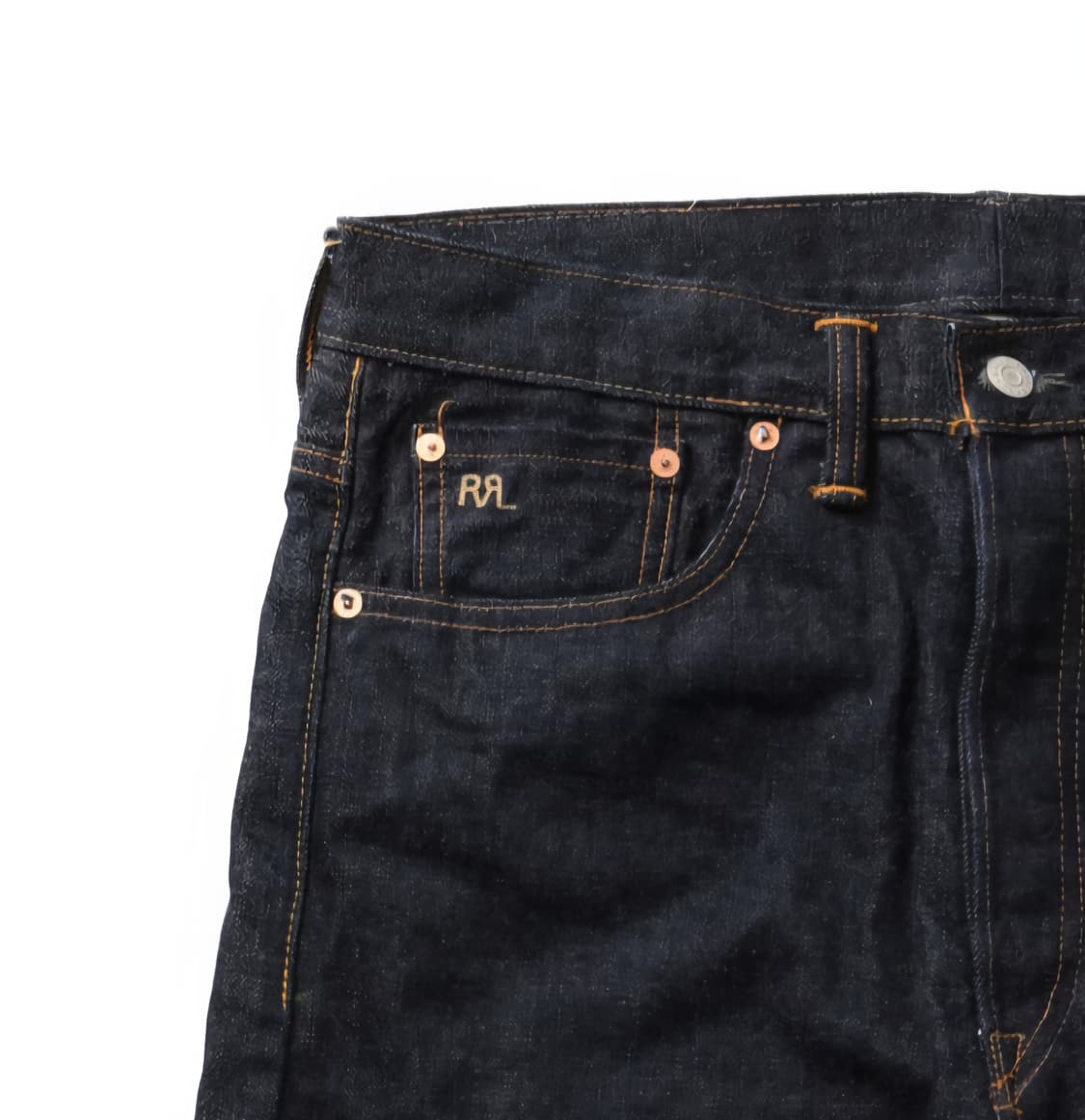 RRL 빈티지 파이브포켓 이스트웨스트 셀비지 데님 상품이미지1