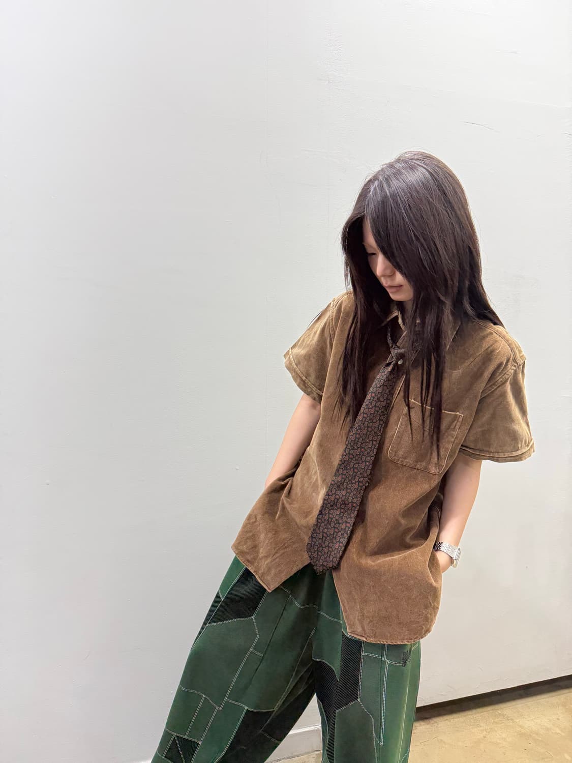 니들스 코듀로이 반팔셔츠 상품이미지1