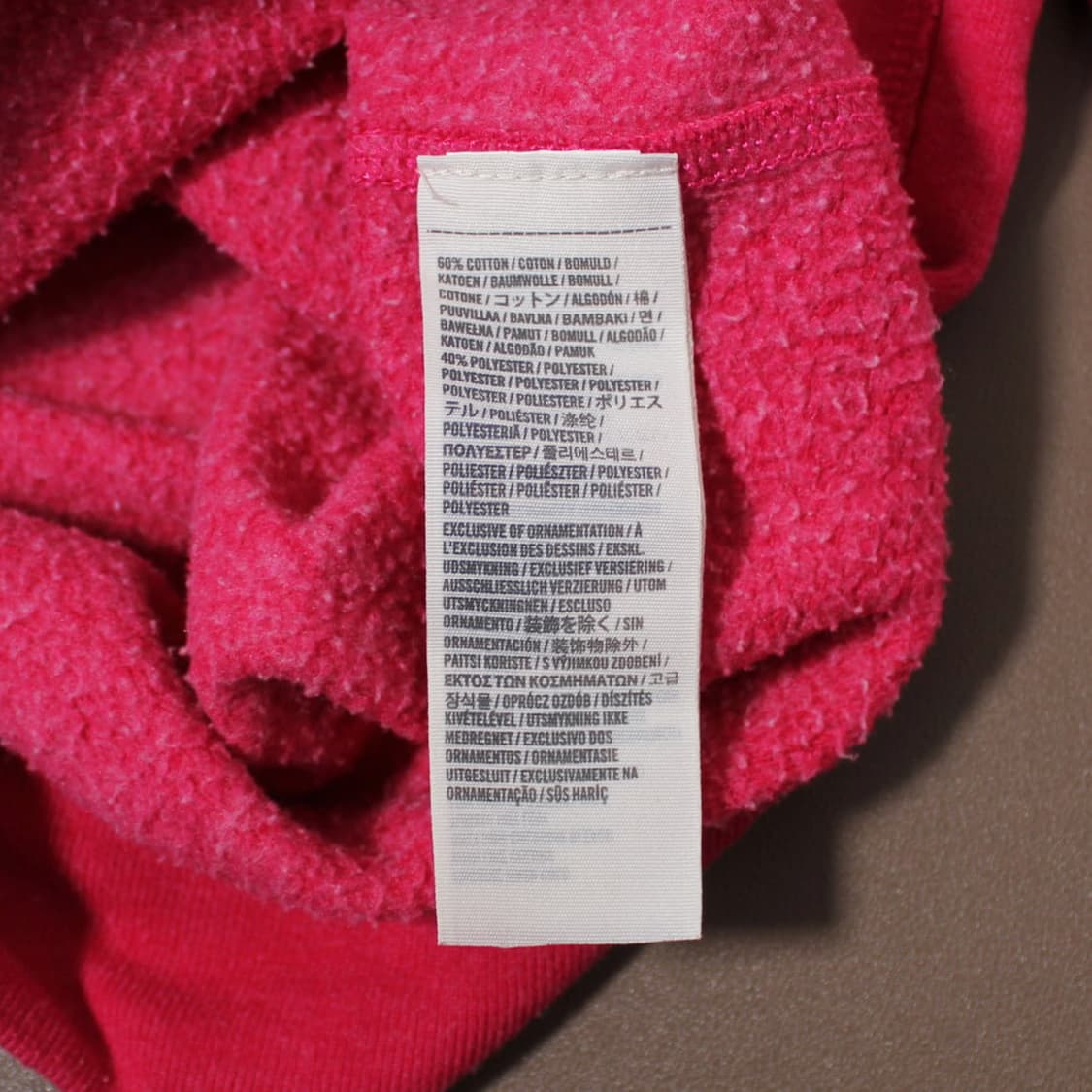 Hollister 홀리스터 핑크 기모 후드집업 상품이미지5