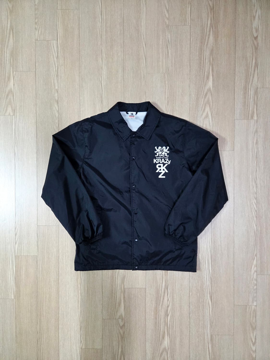 KRAZY 블랙 코치 재킷 상품이미지1