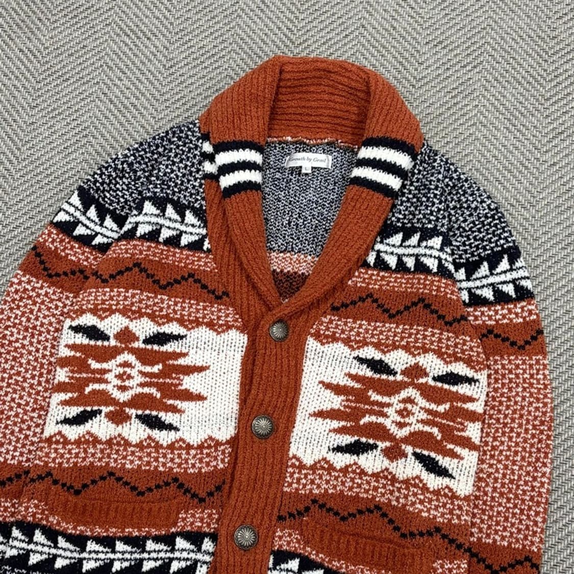 Growth by Grail 에스닉 숄카라 가디건 v2088 상품이미지3