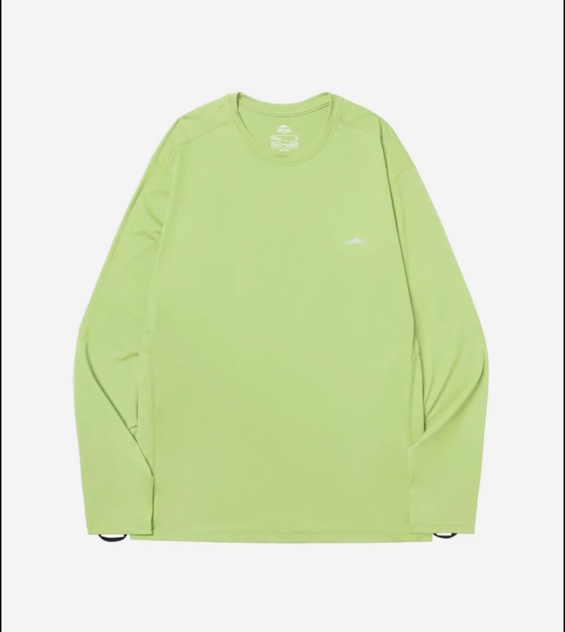 고요웨어 롱슬리브 라이트 라임 M 상품이미지1