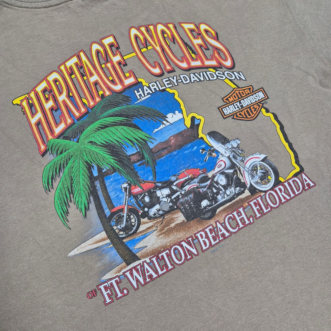 [XL]00s US Made 할리데이비슨 월튼비치 -717 상품이미지5