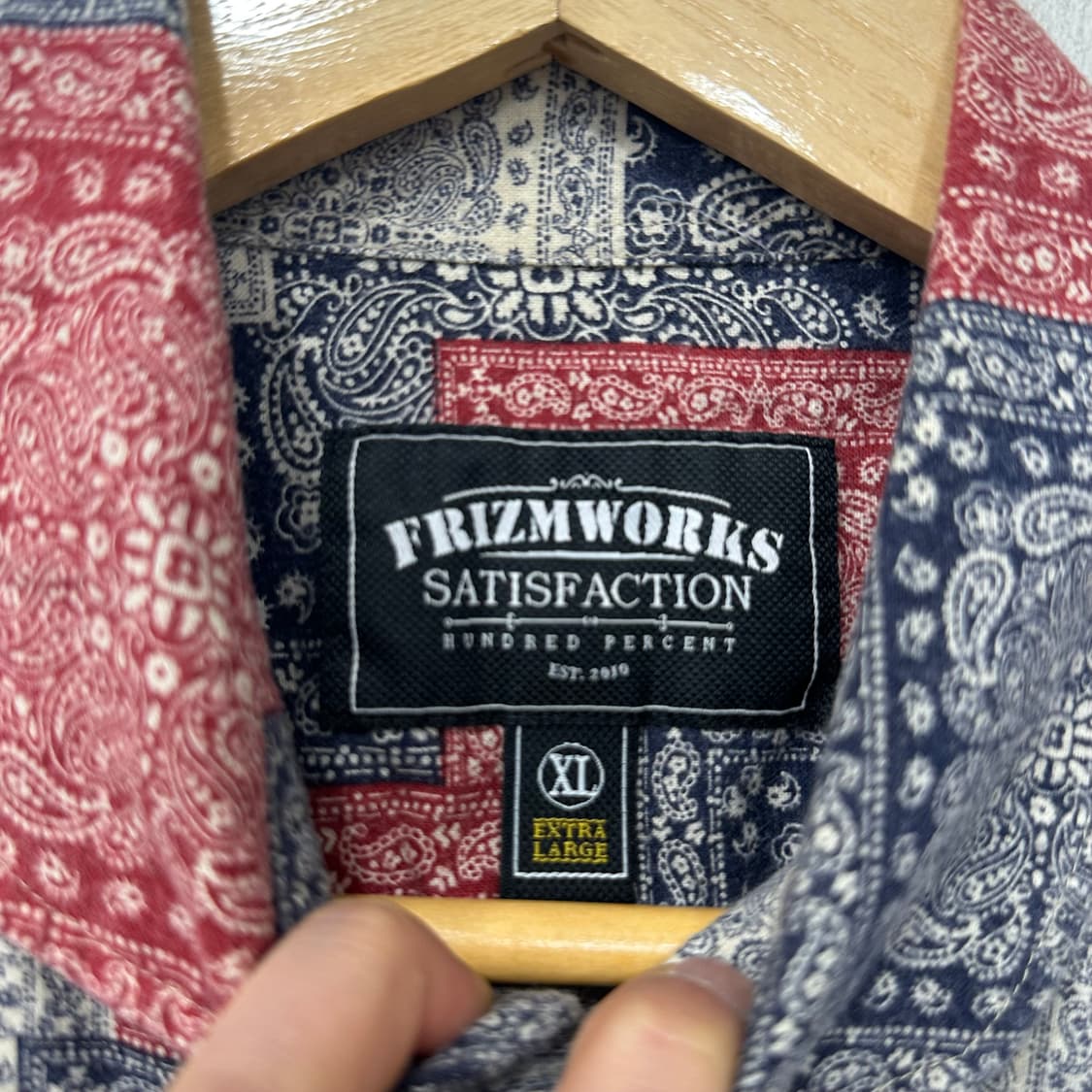 프리즘웍스 페이즐리 셔츠 상품이미지2