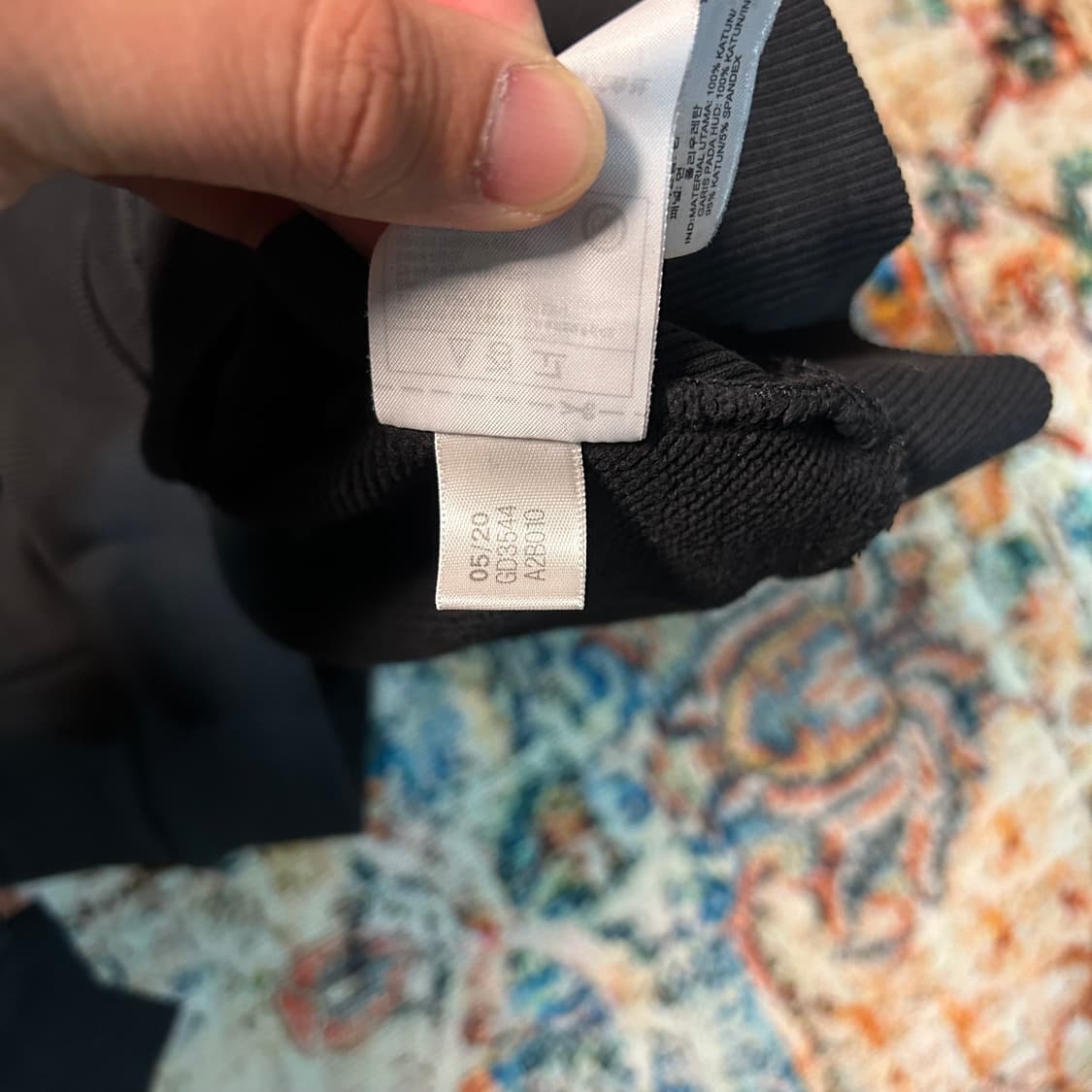 [XL] 아디다스X마크곤잘레스 헤비웨이트 후드티 블랙  상품이미지5