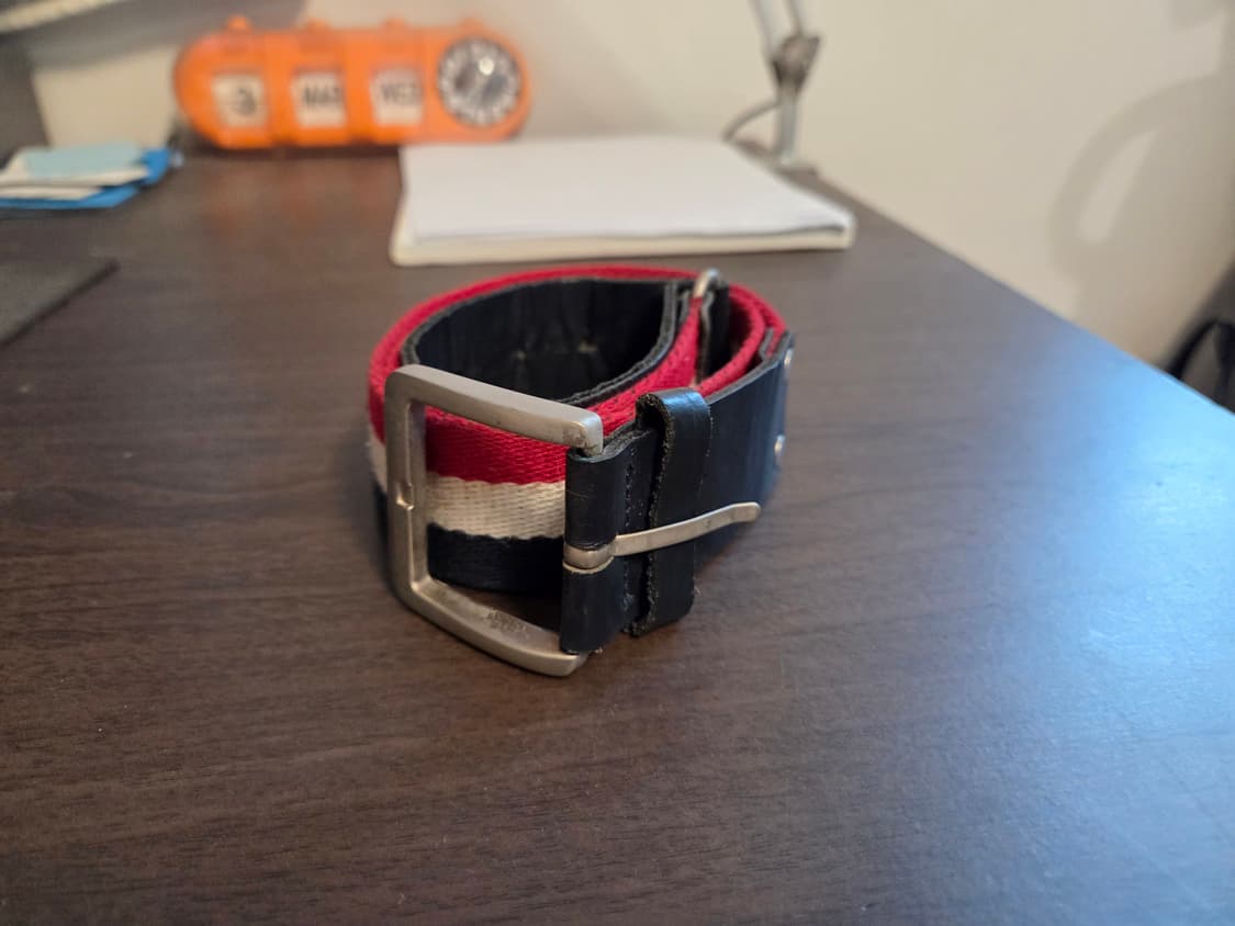 30인치 빈티지 스트라이프 벨트 상품이미지1