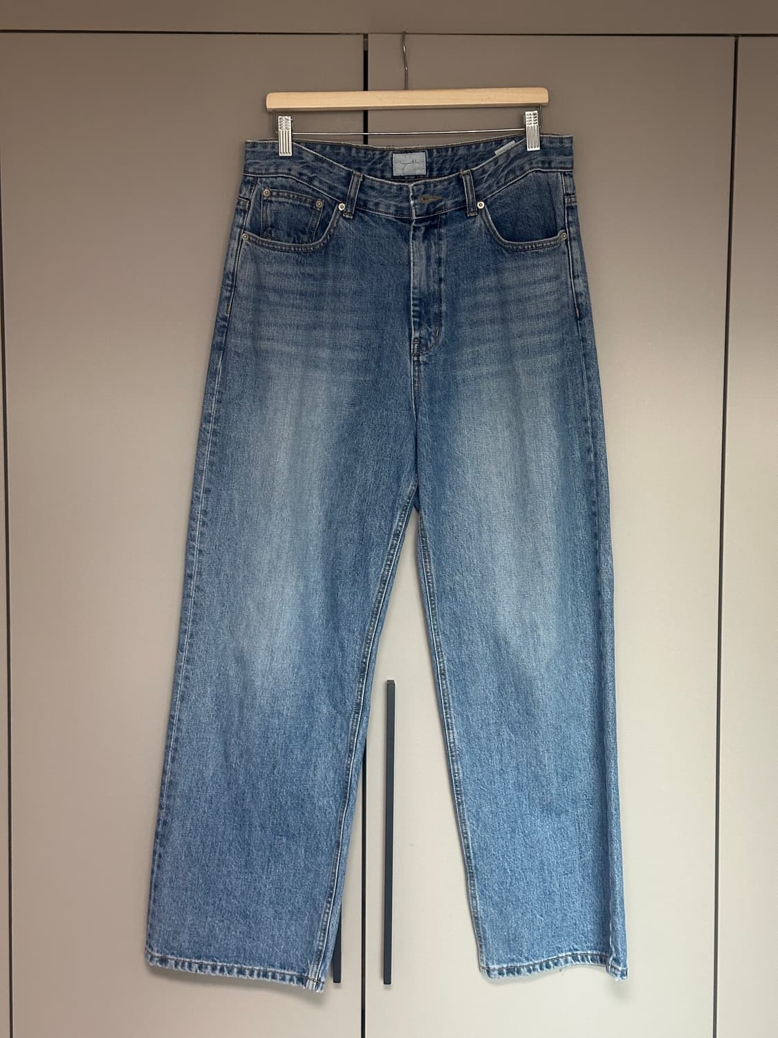 유스 와이드 데님 L 24ss 상품이미지4