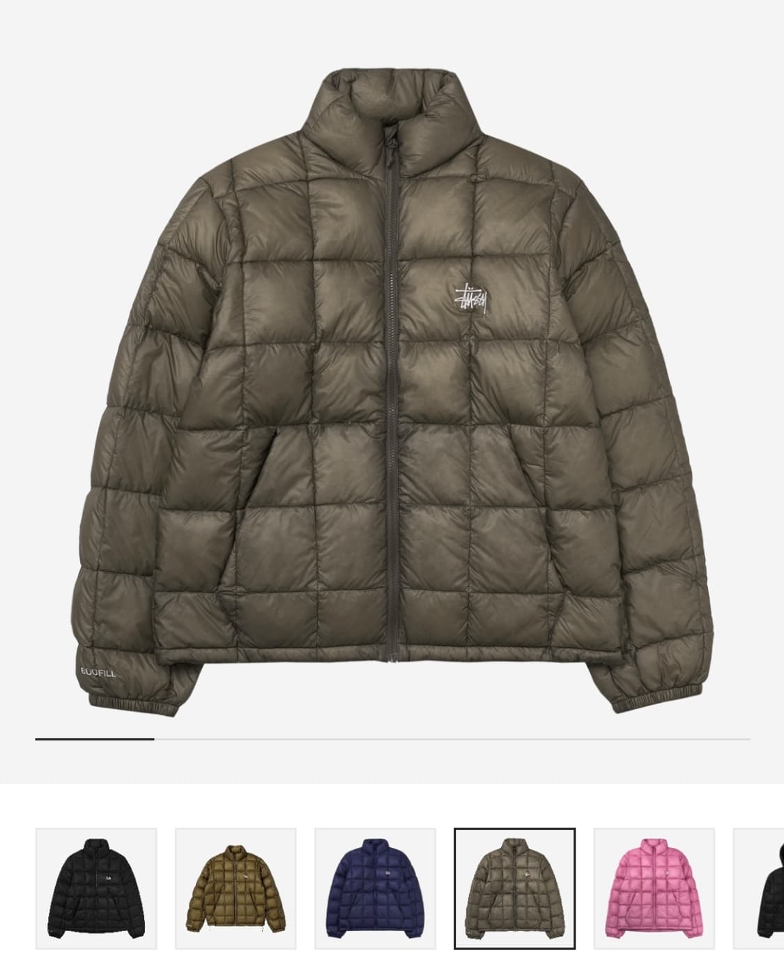 스투시 미드웨이트 푸퍼 토프 s 새상품 상품이미지1