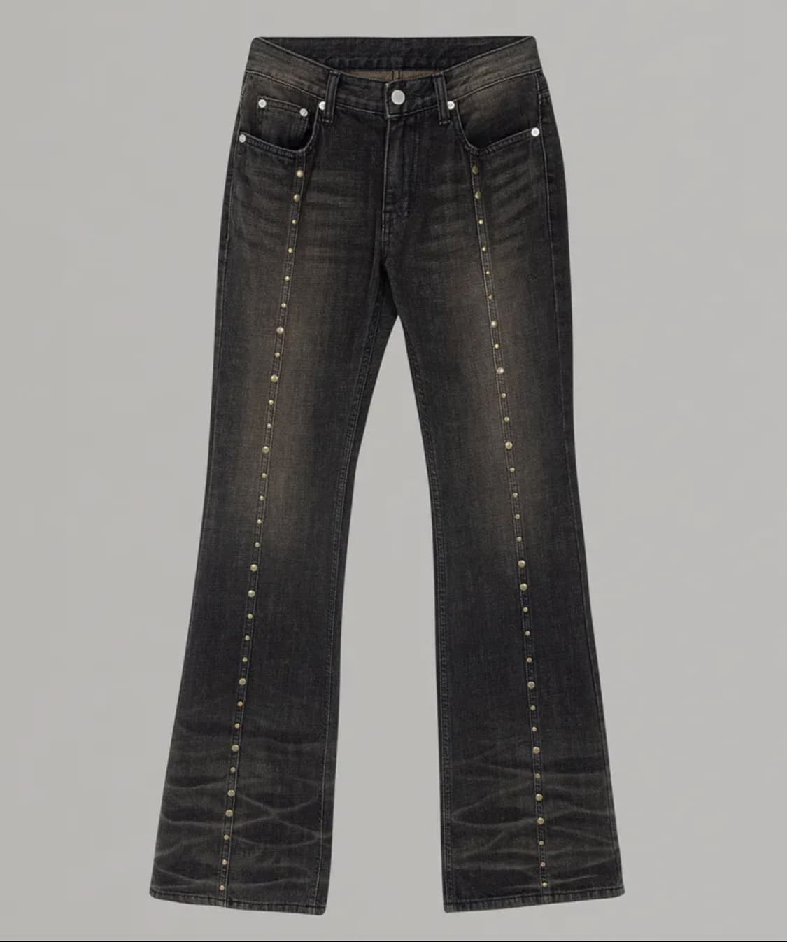 Midnight Move Ribet Bootcut Pants Black 상품이미지1