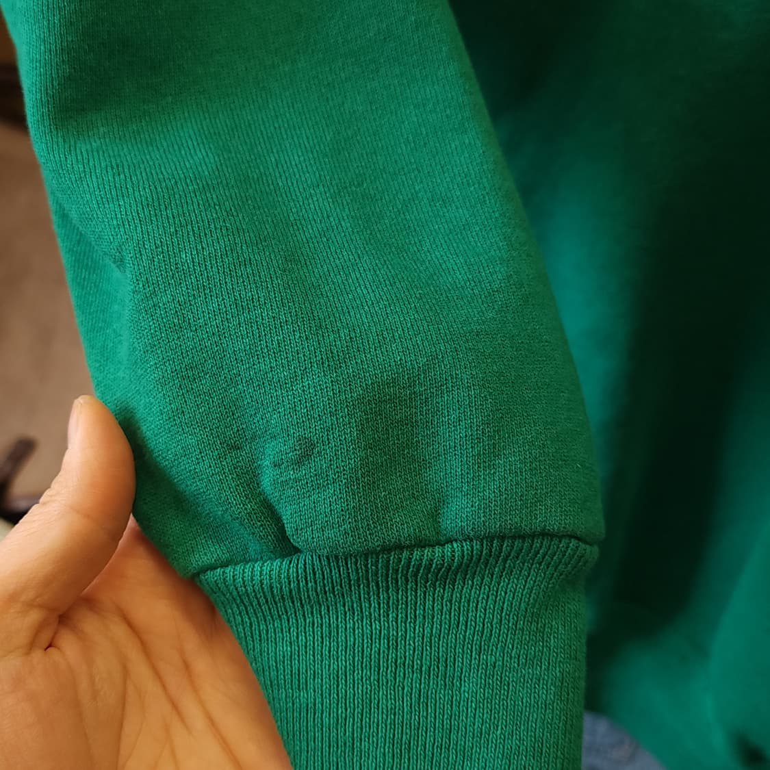 90s 헤인즈 빈티지 스웻셔츠 플레인 스웻셔츠 그린 xxl 상품이미지8