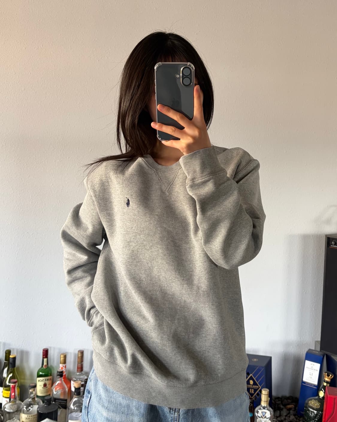 [M-L]폴로 랄프로렌 그레이 맨투맨 상품이미지2