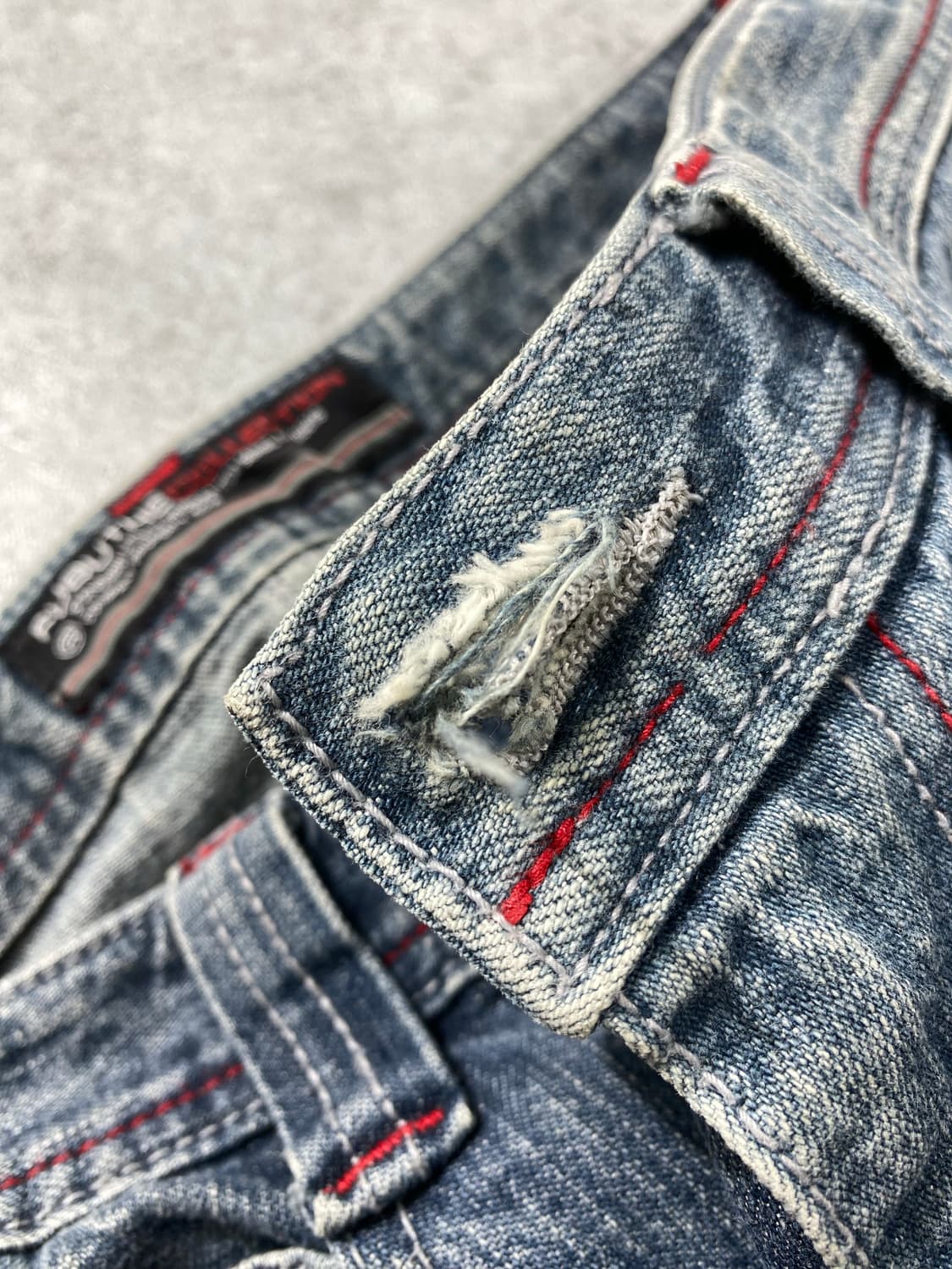 [30] 00s FUBU 후부 레이싱 루즈핏 데님팬츠 상품이미지5