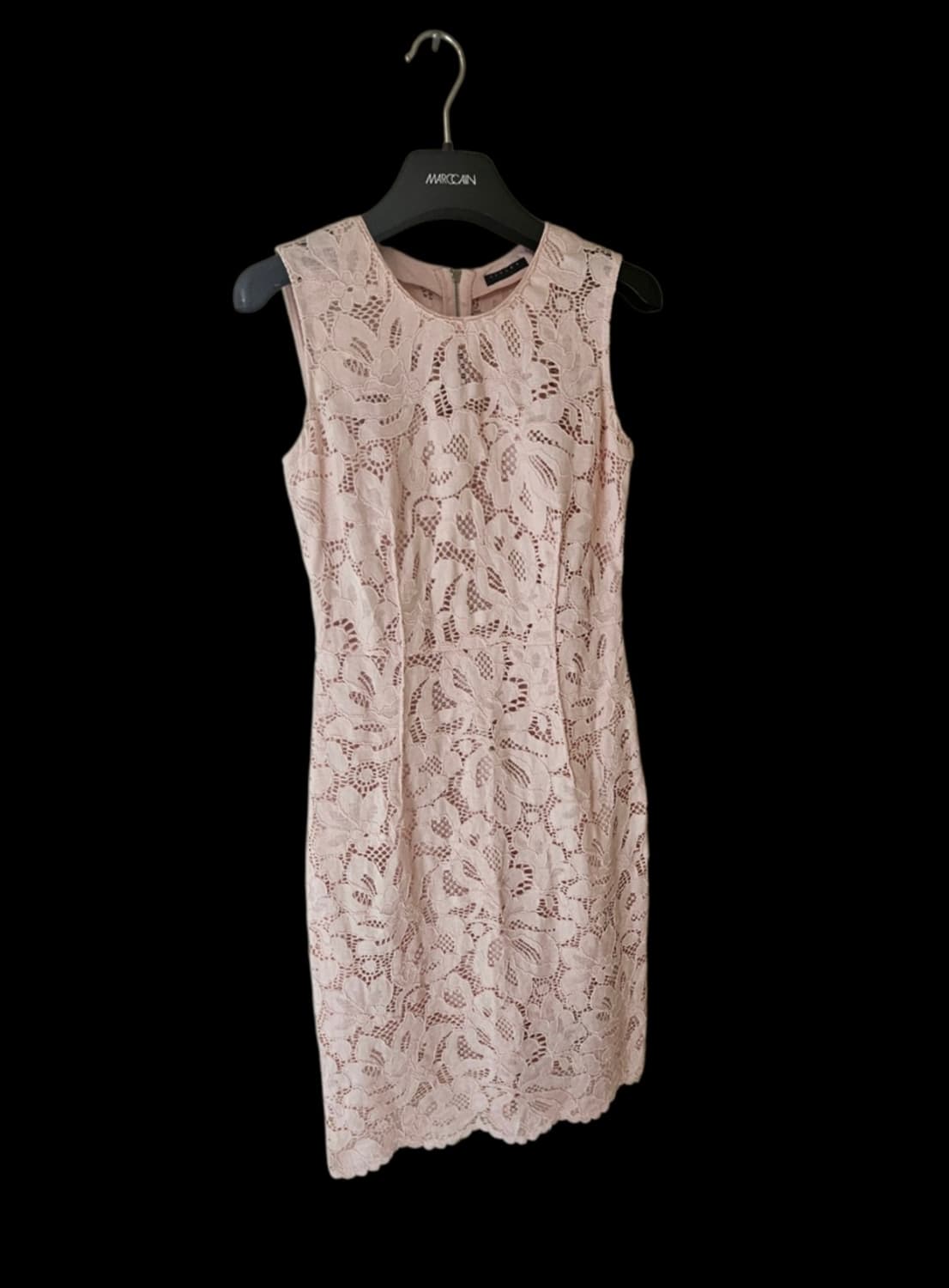 시슬리 핑크 플라워 자수 러블리 민소매 미디원피스 55 상품이미지4