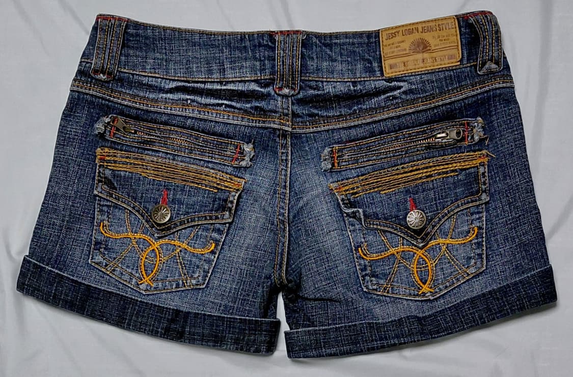 Jessy Logan 빈티지 자수 데님 숏팬츠 (27-28추천) 상품이미지6