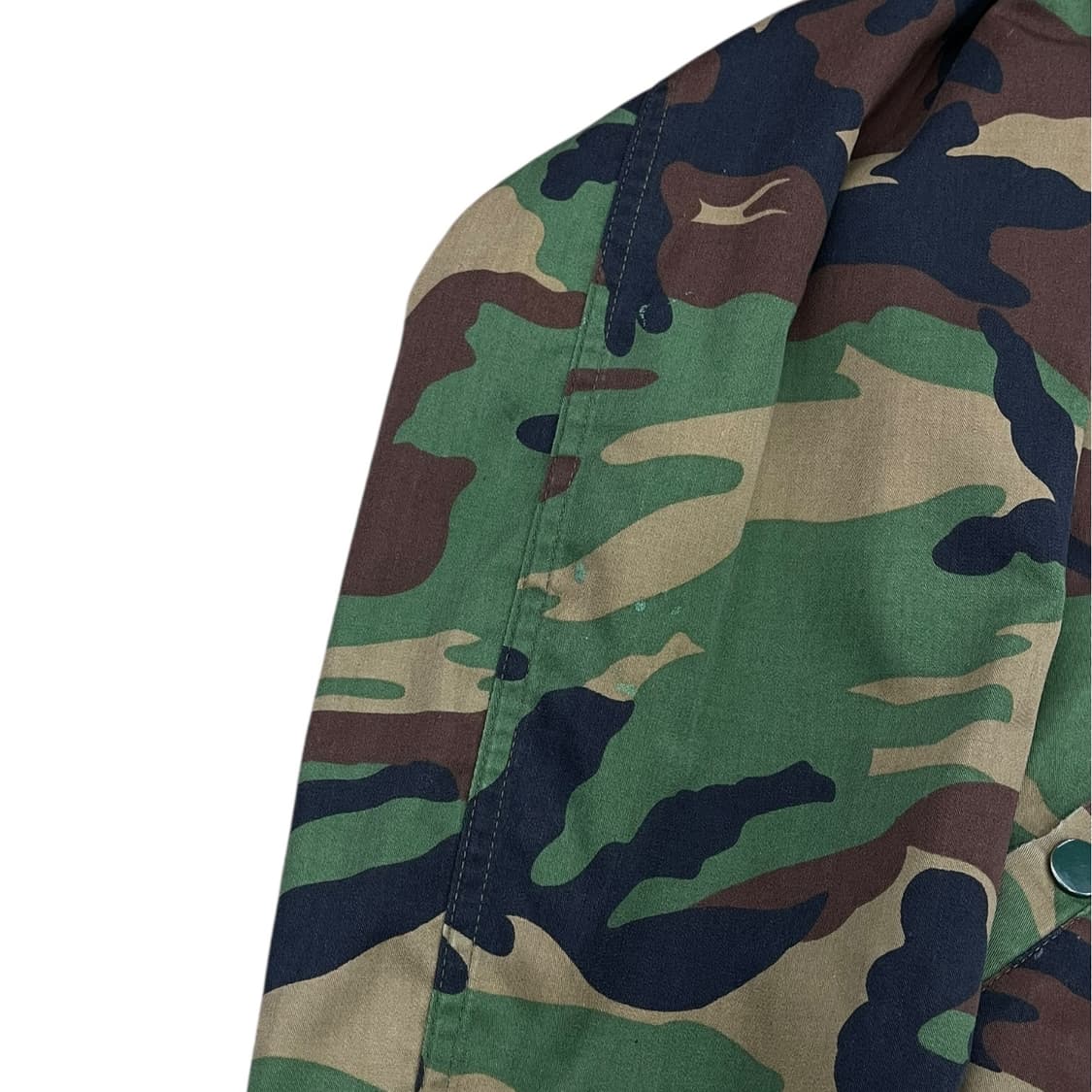 밀리터리 카모플라쥬 퍼 봄버 자켓 상품이미지7