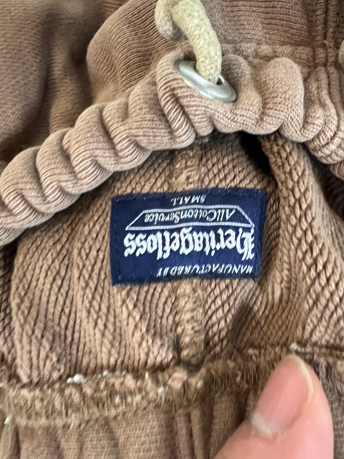 헤리티지플로스 스웨트팬츠 조거팬츠 브라운 스몰  상품이미지3