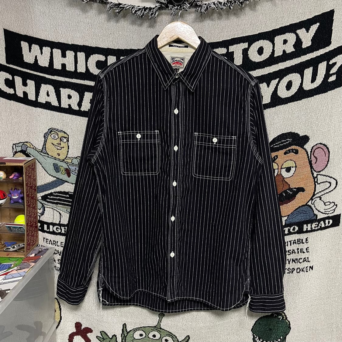 휴스턴 재팬 와바시 스트라이프 셔츠 상품이미지2