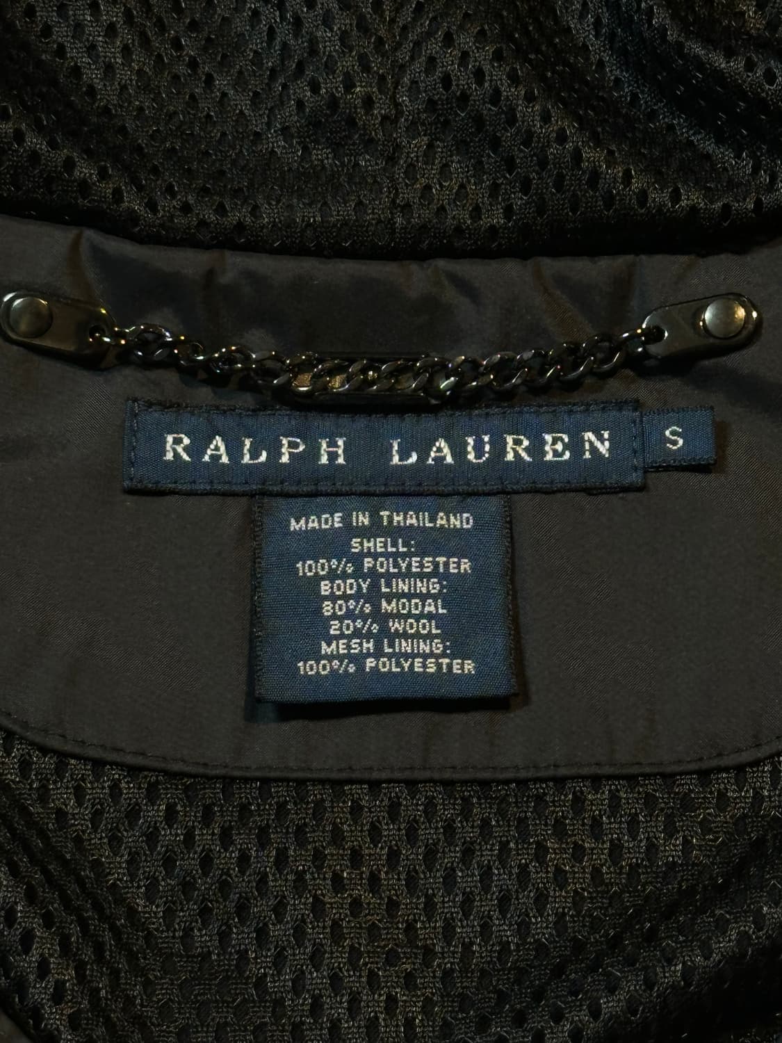 폴로 랄프로렌 롱 후드 야상 자켓 블랙 상품이미지5