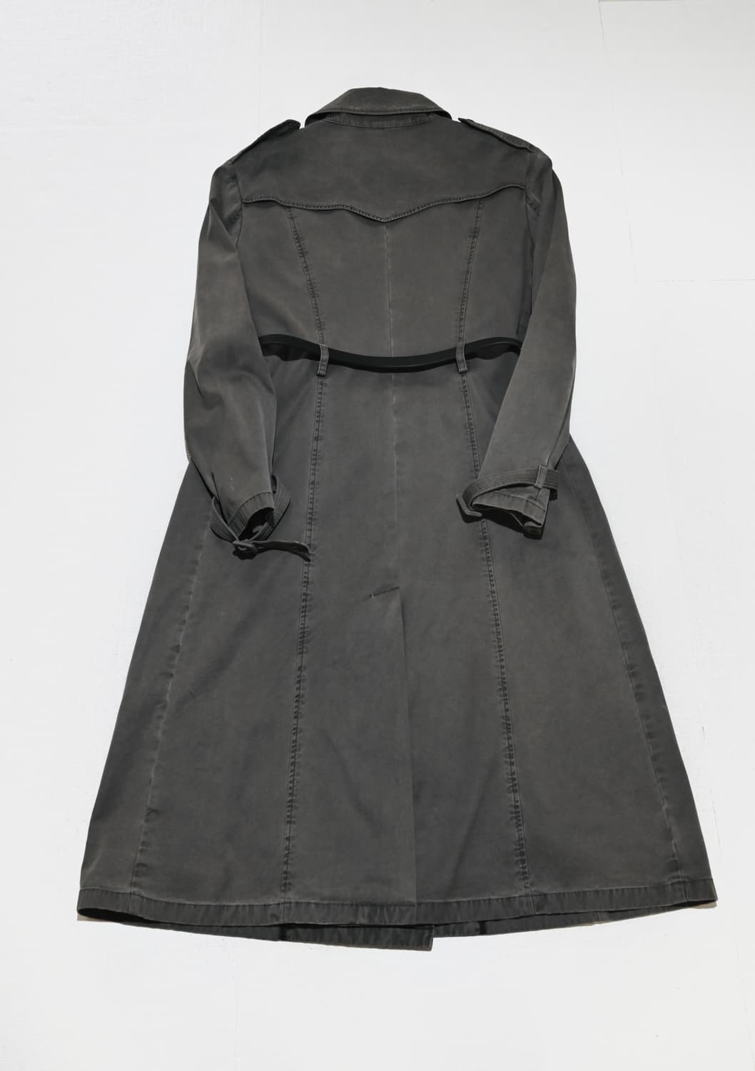miu miu 2000s washed cotton coat 상품이미지4