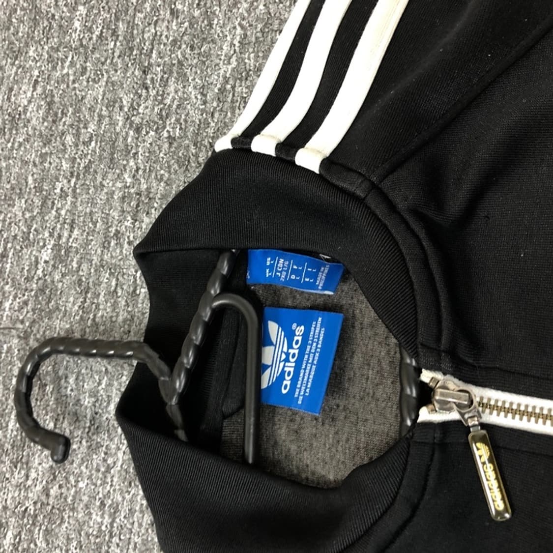 아디다스 정품 슈퍼스타 져지 검흰 상품이미지5