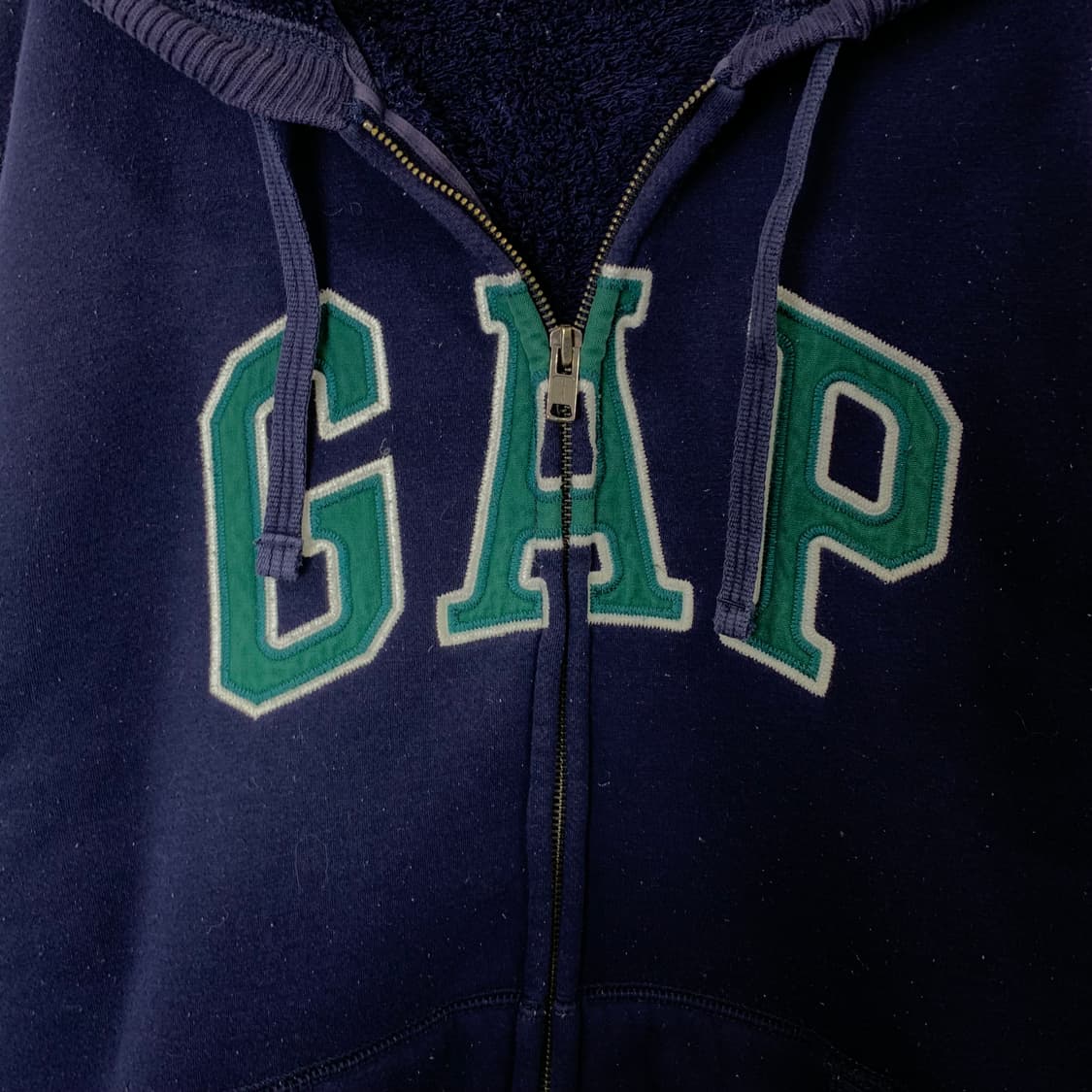 Gap 갭 네이비 양털 후드집업 상품이미지4