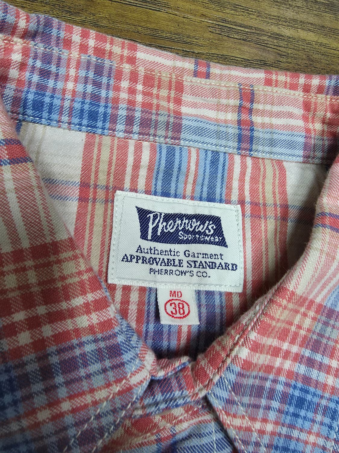  페로우즈 체크셔츠 
미사용품  상품이미지4