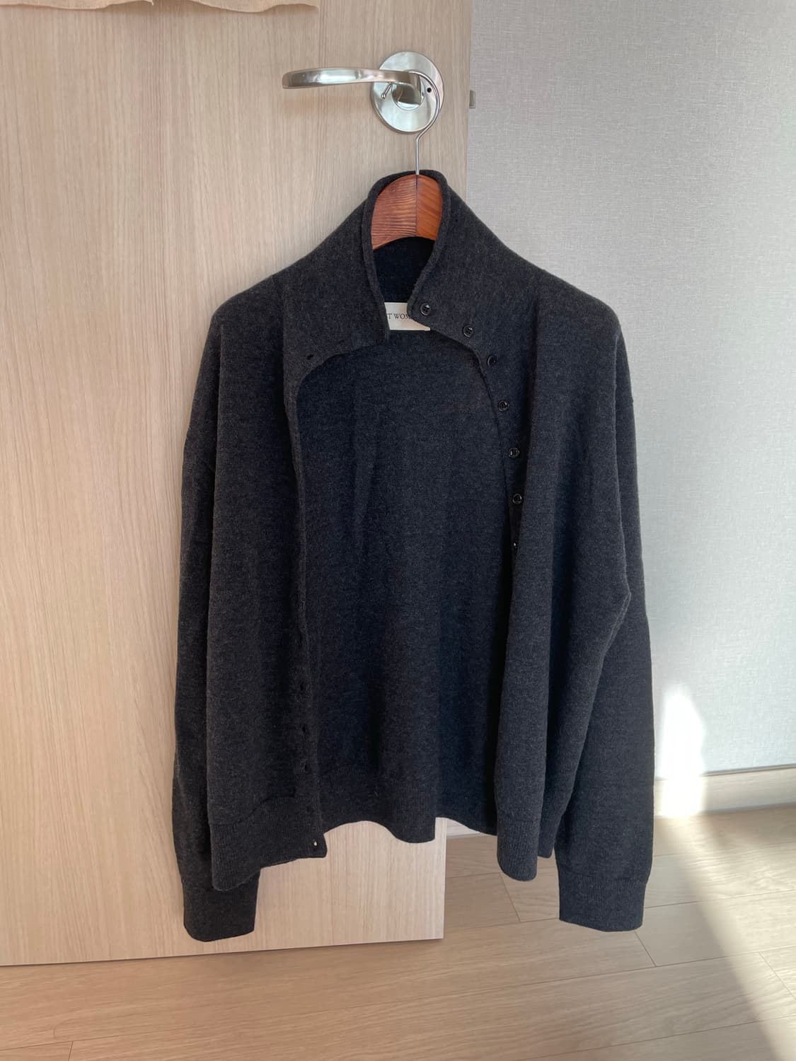 벳우먼 가디건 차콜 상품이미지4