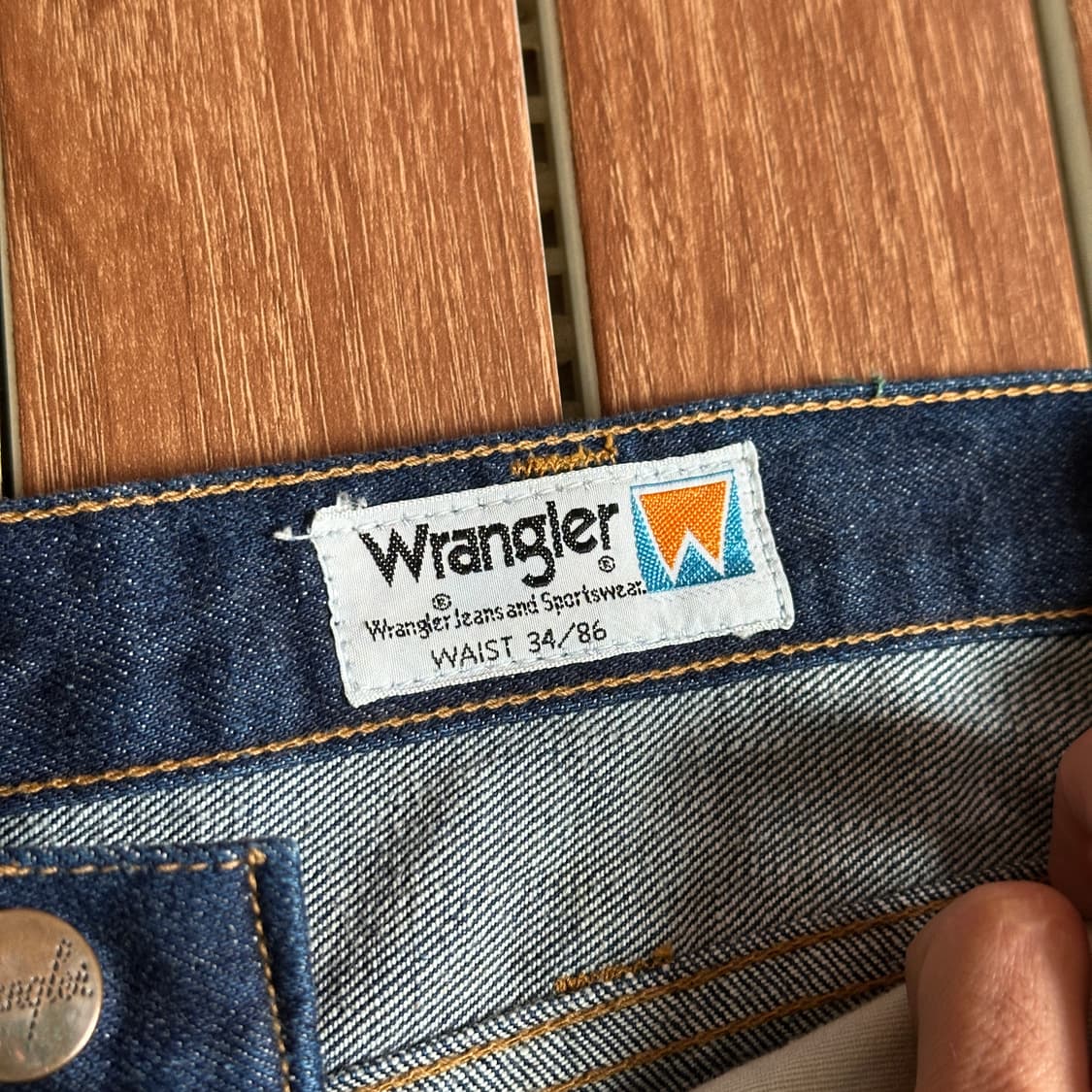 70-80‘s Wrangler w-1 denim  상품이미지7