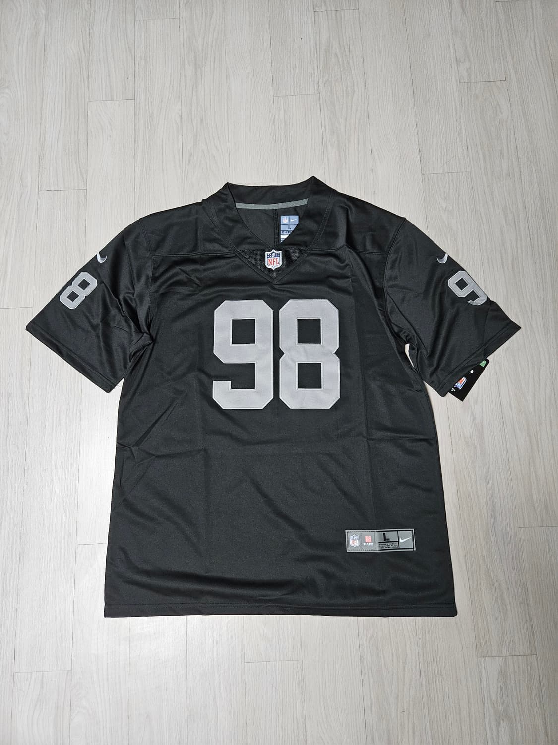 나이키 nfl져지 레이더스 채영착용 오버핏 상품이미지6