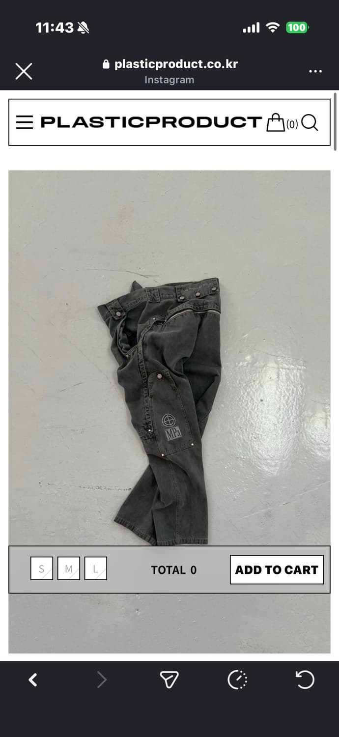 MPa H-ZIP POCKET PANTS (ASPHALT) 상품이미지1