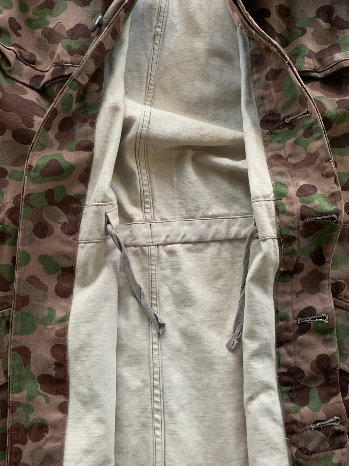 60s 오스트리아 군 KAZ57 피 도트 카모 피시테일 파카 후기형 상품이미지6