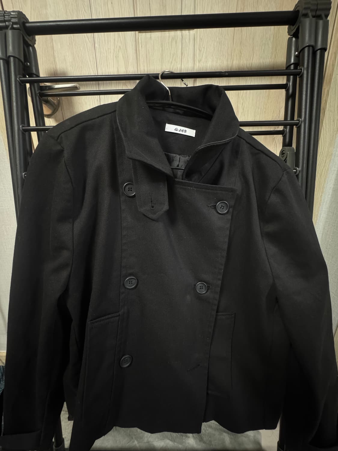 트렌치 자켓 블랙 상품이미지3