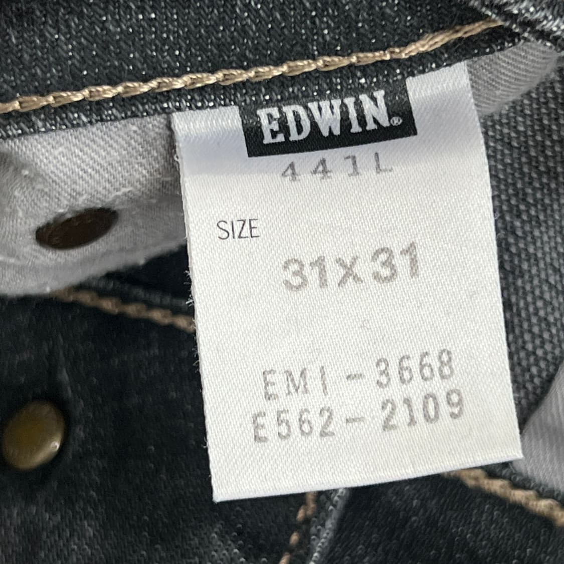 Edwin 에드윈 흑청 부츠컷 데님 팬츠 31 상품이미지7