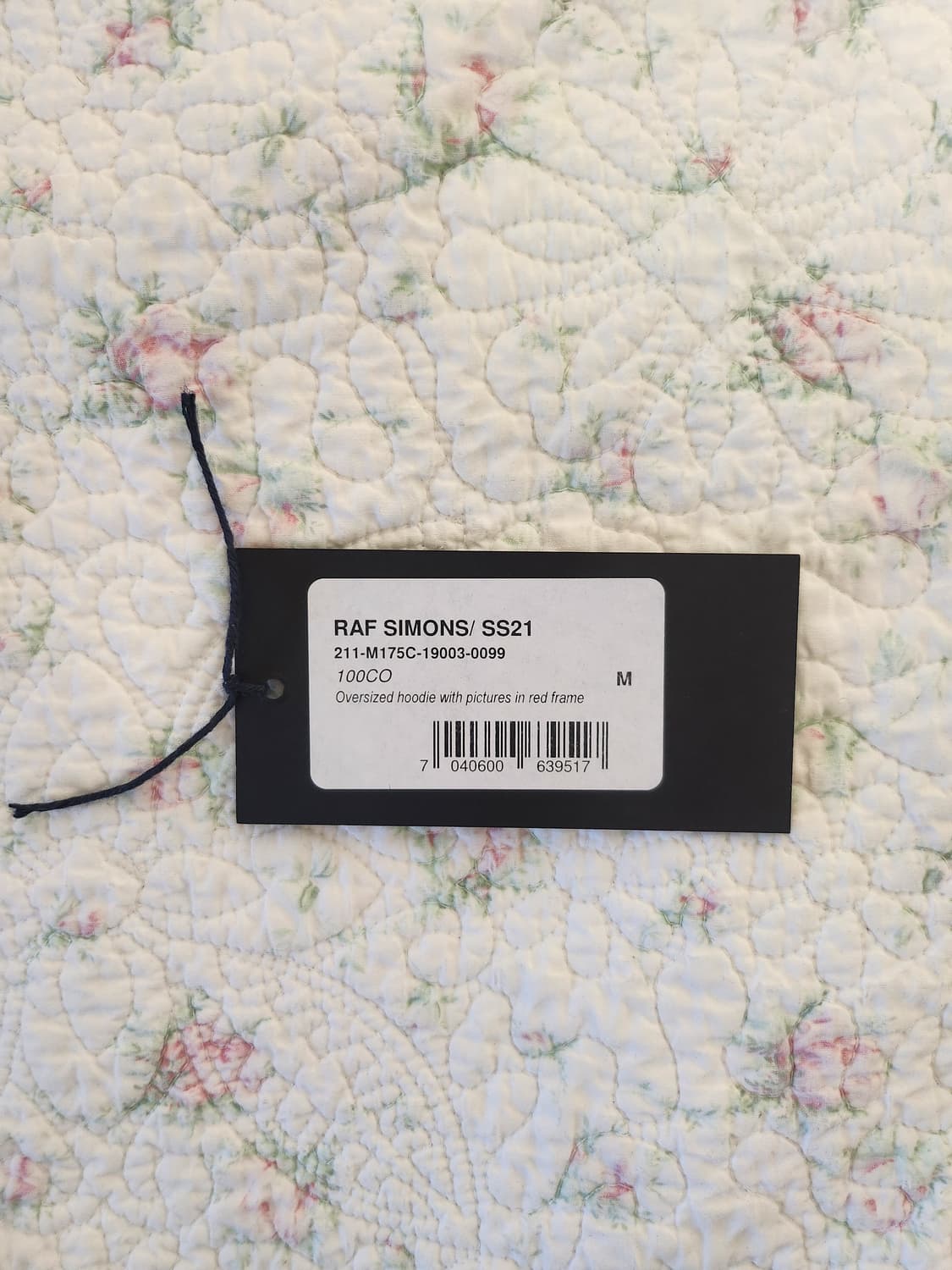 라프시몬스RAF SIMONS/21SS 포토 몽타주 후드/M 상품이미지8