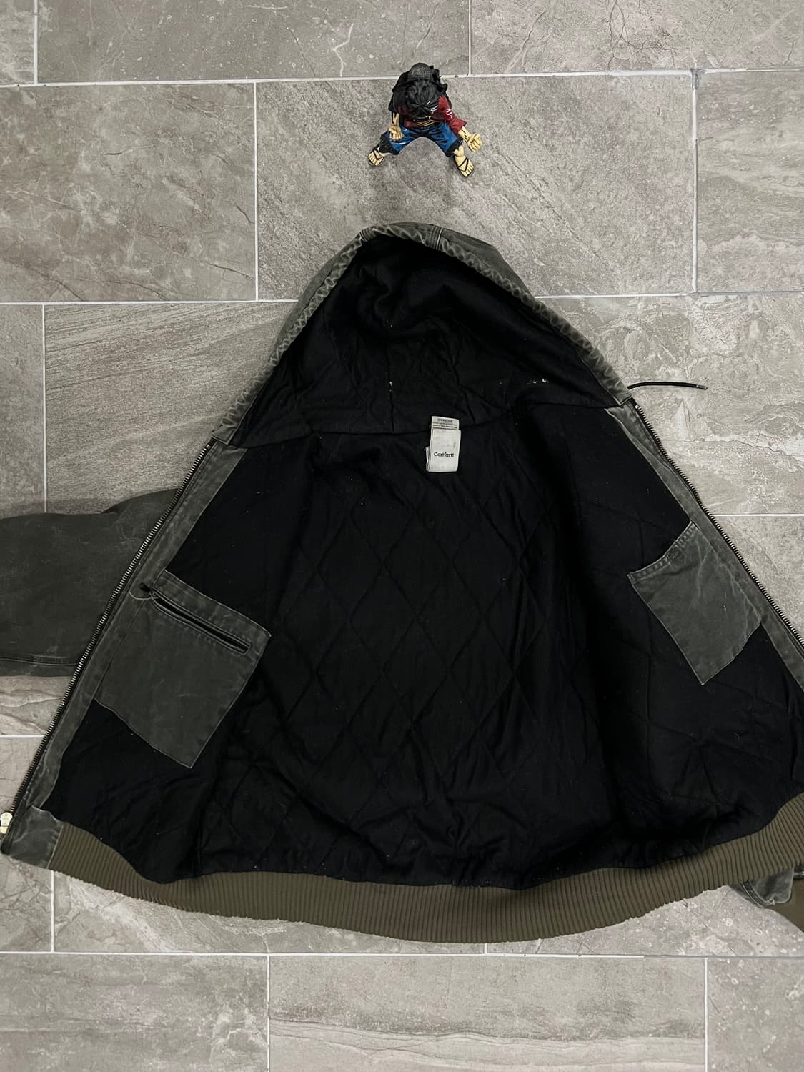 (XL) 칼하트 후드 덕 액티브 자켓 J130 MOS 모스그린 상품이미지3