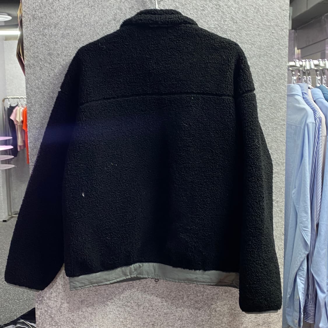 마리떼 프랑소와 저버 블랙 투웨이 플리스 집업 B3589 상품이미지4