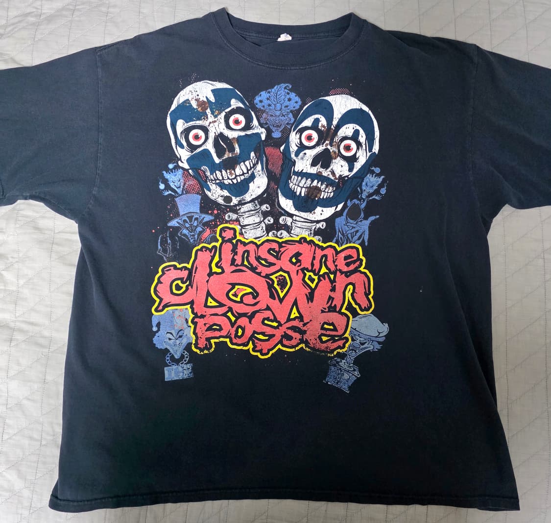 [OS] 90s 빈티지 ICP 스컬헤드 랩티 밴드티 상품이미지1