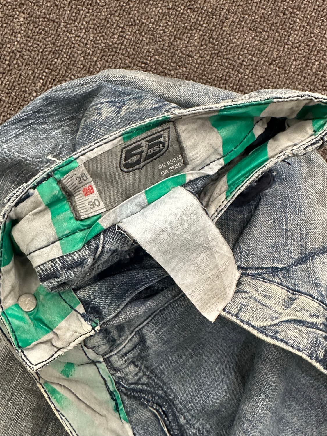 28)55DSL 빈티지 여성 플레어진 상품이미지5