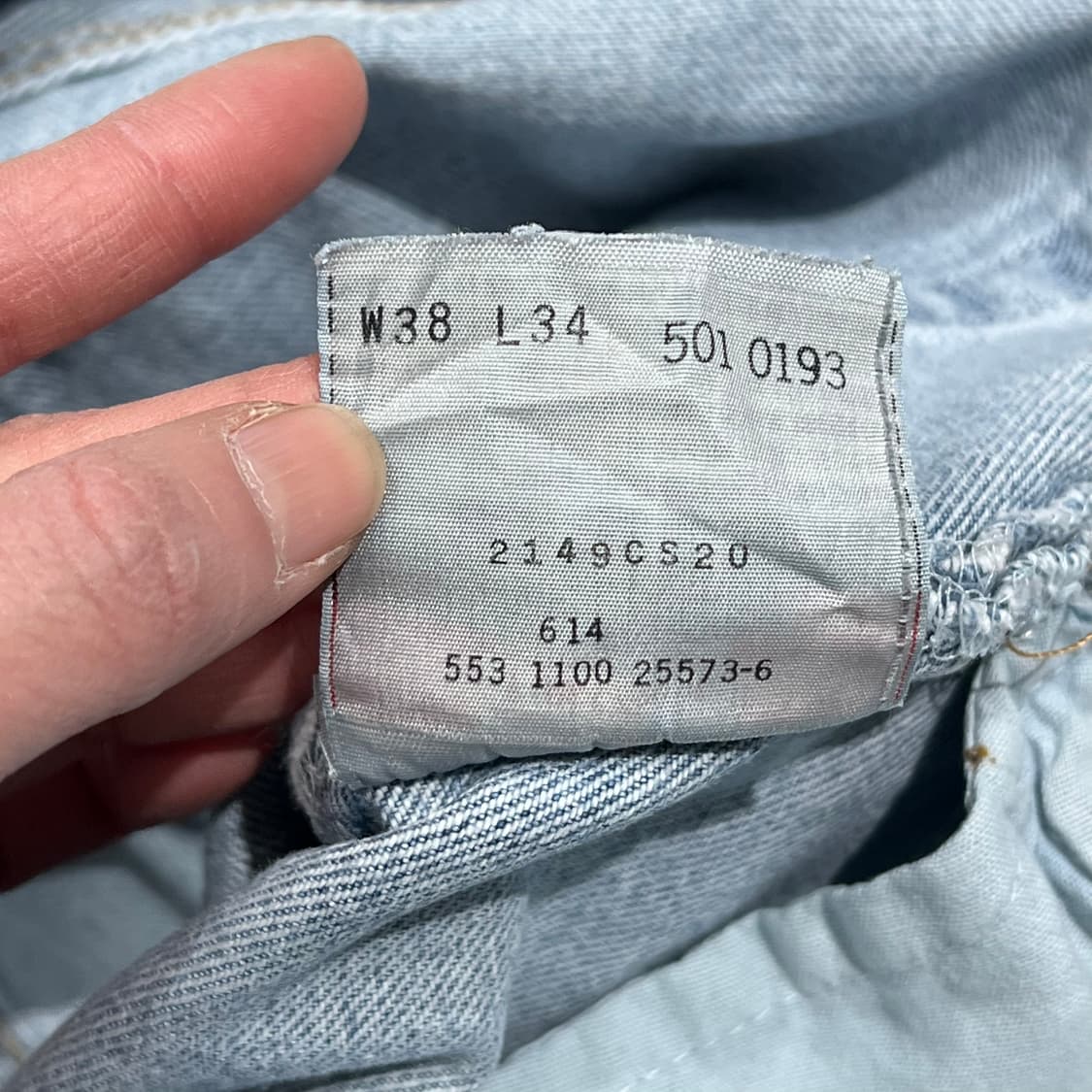 usa 리바이스 501 데님팬츠 s08991 상품이미지8